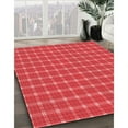thumbnail image 3 of Ahgly Company Machine Washable Indoor Square Transitional Red Area Rugs, 8' Square, 3 of 7