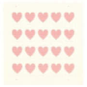 Made of Hearts 2 Sheets of 20 USPS First Class Forever Postage Stamps Wedding Celebration (40 Stamps)