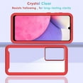 thumbnail image 6 of Compatible with Redmi Note 12 5G Case for Women Men, Shockproof Xiaomi Redmi Note 12 5G Protective Case Clear Phone Case Support Wireless Charging Cases (Red), 6 of 14