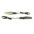 thumbnail image 2 of Turn Signal Lights, ABS Motorcycle LED Warning Light  For Off Road Black, 2 of 8