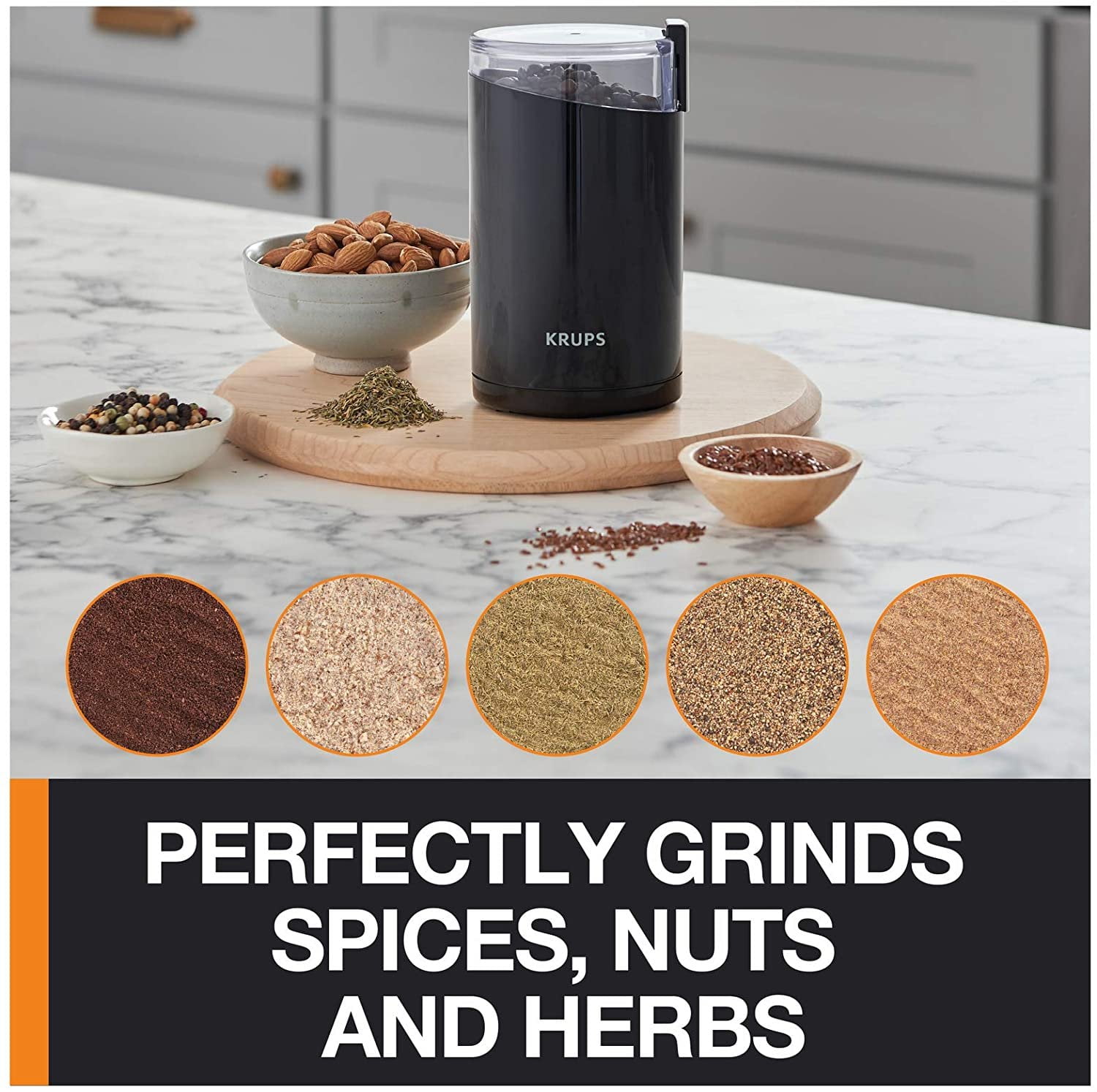 Krups® Fast Touch Coffee and Spice Grinder - Black, 1 ct - Fred Meyer