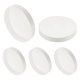 thumbnail image 1 of Uxcell 5-Pack Tapón Final de Tubería de PVC, Acoplamiento de Tapón de Grado Mobiliario de 4.3 Pulgadas ID [Blanco], 1 of 7