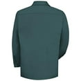 thumbnail image 5 of Red Kap Men's Wrinkle-Resistant Cotton WorkÂ Shirt, Spruce Green, 3X-Large, 5 of 5