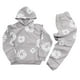 thumbnail image 5 of Chándal deportivo con capucha para mujer, ropa unisex de dos piezas para correr, jersey de manga larga, sudadera con capucha + conjunto de pantalones de chándal, 5 of 7