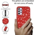 thumbnail image 3 of Compatible with Samsung A52 Case Glitter Shockproof, for Samsung Galaxy A52 Phone Case Bling Sparkly Soft TPU and PC Silicone Shiny Girl Women Thin Protective Cover (Red), 3 of 7