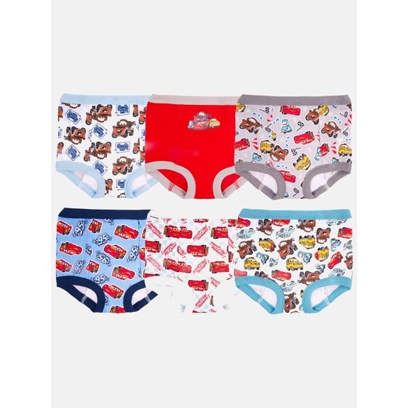 Character Toddler Boy Training Pants, 6 - Pack, Sizes 2T-3T