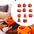 thumbnail image 1 of Decoraciones de calabaza de Halloween BLESIY 11 piezas Naranja Rojo, 1 of 8