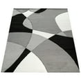 thumbnail image 5 of Paco Home Modern Living Room Rug with Artful Geometric Pattern in Grey Black White, 5 of 5