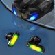 thumbnail image 5 of ¡Descuento del Día!, Auriculares intrauditivos con Bluetooth, batería alta, baja latencia, estilo mecánico, sonido envolvente, reducción de ruido inteligente, efecto de iluminación atractivo, 5 of 6