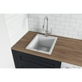thumbnail image 4 of Ruvati Drop-in Topmount Granite Composite Single Bowl Kitchen Sink - Arctic White, 4 of 9