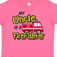 thumbnail image 4 of Inktastic My Uncle is a Firefighter with Fire Truck Boys or Girls Toddler T-Shirt, 4 of 5