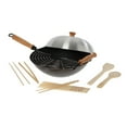 thumbnail image 3 of Joyce Chen 22-9938, Pro Chef 14 Inch 10 Piece Excalibur Non-Stick Wok Set, 3 of 6