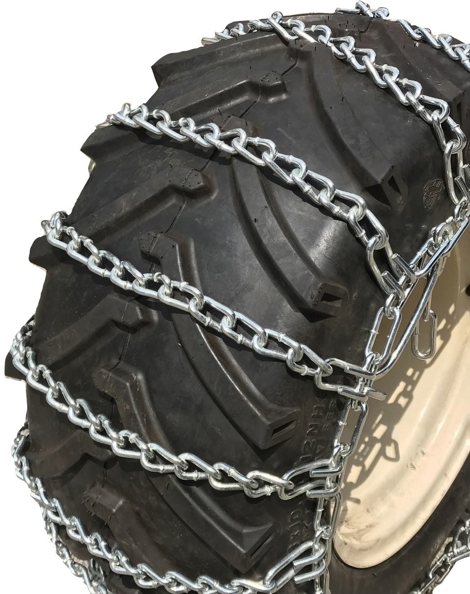 New 2-Link 4.00-8 4.80-8 HD Tire Chains Cub Cadet Tractor Snow Blower 