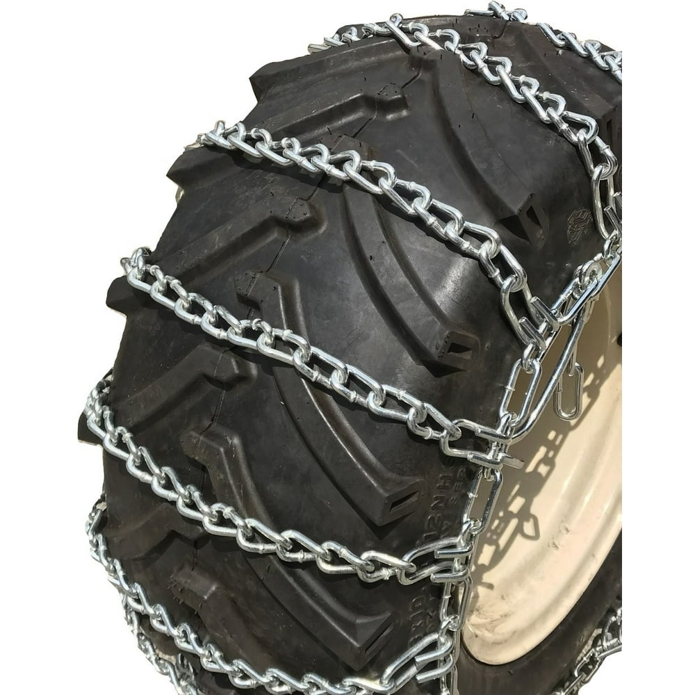 Snow Chains 8 X 16 , 8 16 Heavy Duty Tractor Tire Chains Set of 2