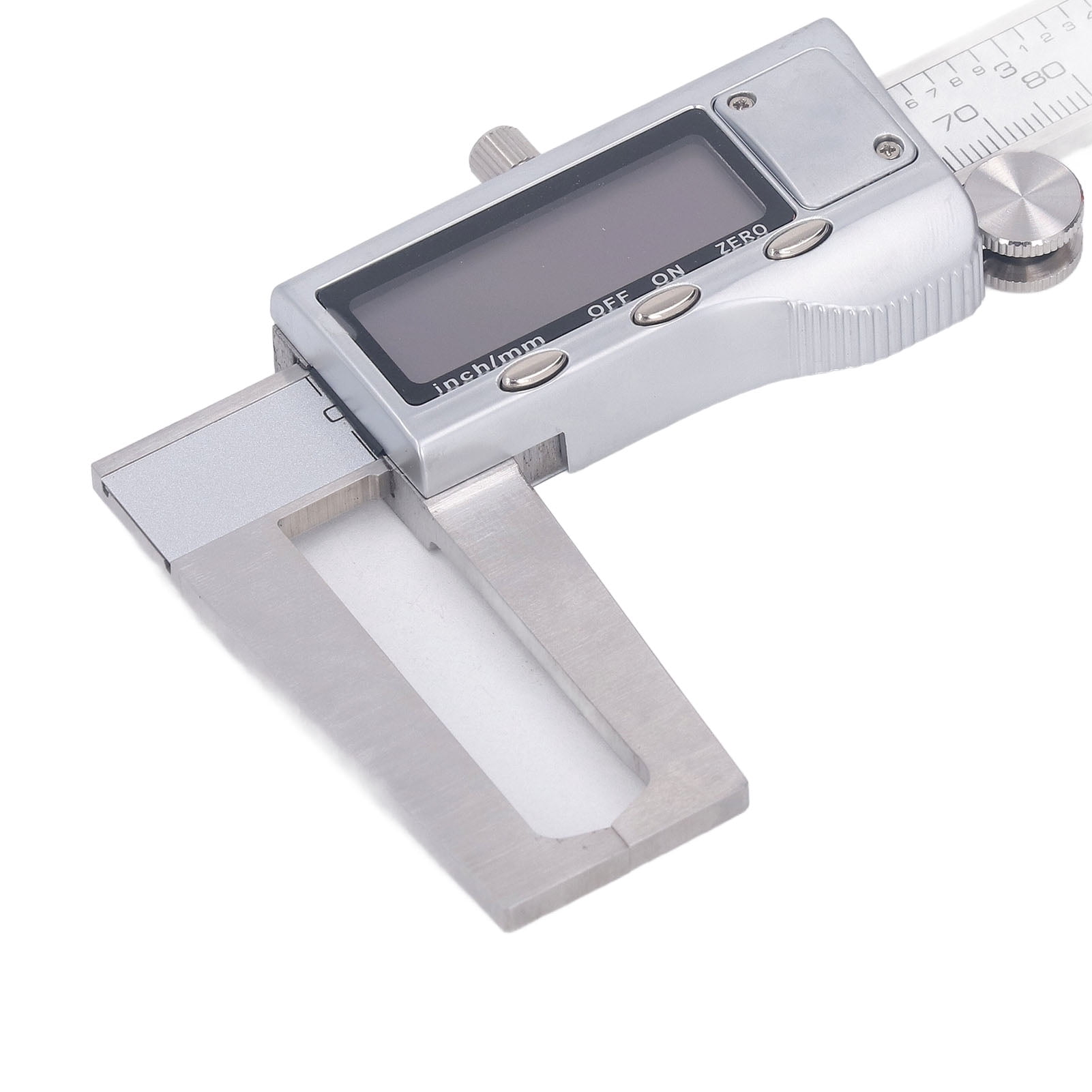 NFTIGB Digital Vernier Caliper 0-150mm 0-6 Inches Dual Scale Stainless Steel Precision Measuring Tool with Extra Large LCD Display for Woodworking DIY Industrial Accurate Measurement