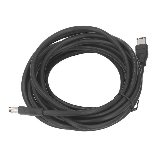 Firewire DV Cable, IEEE1394 Firewire Cord Flexible Stable 6 Pin Male To 6 Pin Male Universal for Digital Camera