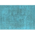 thumbnail image 1 of Ahgly Company Indoor Rectangle Oriental Light Blue Industrial Area Rugs, 2' x 4', 1 of 4