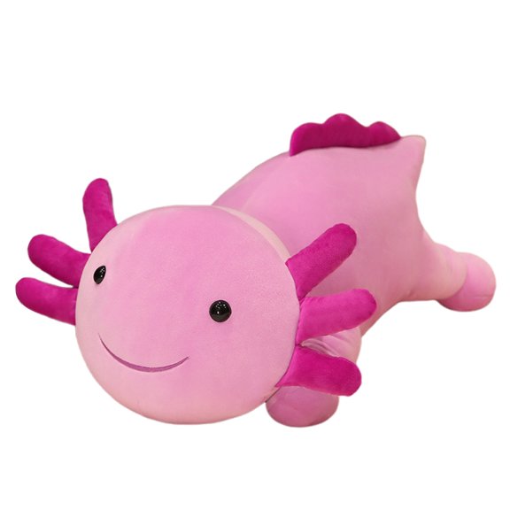 Aooww Cute Axolotl Plush Stuffed Animal,Soft Axolotl Plushie Doll, Axolotl Plushie Toy Gift for Kids Toddlers Grils Boys Children Axolotl