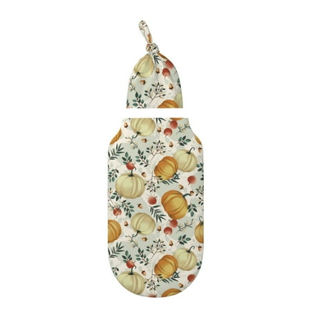 

Lukts Autumn Pumpkins Leaves Cap Hat for Men/Women Unstructured/Cotton