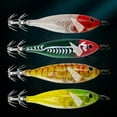 thumbnail image 2 of 5.7g Glow Squid Jig Lure - Realistic Shrimp Design for Night Fishing, 2 of 10