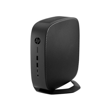 HP - t740 Thin Client Desktop - AMD Ryzen Embedded V1756B - 8 GB Memory - 64 GB Flash Storage - Black