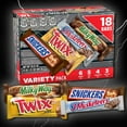 thumbnail image 3 of Snickers, Twix, Milky Way & 3 Musketeers Variety pack Halloween Milk Chocolate Candy Bars -18 Count Box, 3 of 15