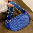 thumbnail image 1 of Bolsa Mujer Bling Sling Bag Correa ancha ajustable Riñonera de lujo Bolso casual para damas, 1 of 8