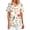 01-Beige, variant on Nursing Scrubs for Women,Floral Printed Scrub Tops for Women - Stretchy V-Neck Short Sleeve Nurse Work Shirts - Sky Blue - XXL