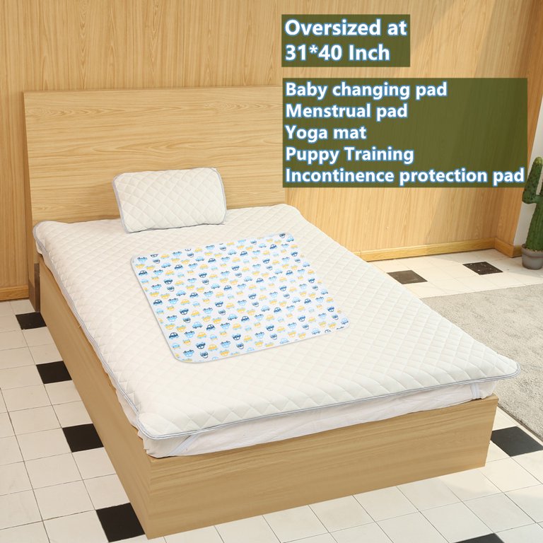 Waterproof Bed Pad Bed Wetting Pads Washable for Kids Toddler Potty  Training Pads Baby Wateproof Pad Mat for Pack n Play/Crib/Mini Crib  Reusable Incontinence Underpads for Kids/Adult/Pets 2023 - US $11.99