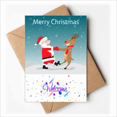 thumbnail image 1 of mas Santa Claus Elk Festival Welcome Back Greeting Cards Envelopes Blank, 1 of 3