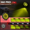 thumbnail image 3 of Luz de trabajo Luz de trabajo LED 6000K 200W 7 pulgadas Luz de trabajo redonda para automóvil Luces de conducción IP68 Focos impermeables para camiones, motocicletas, SUV, vehículos todo terreno, barc, 3 of 8