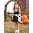 thumbnail image 6 of RUINIXCW Toddler Baby Girl Halloween Caveman Costume Kids Pebbles Flintstone Costume Stone Age Birthday Outfits Cavegirl Tulle Tutu Dress Headband, 6 of 10