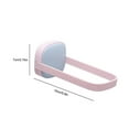 thumbnail image 3 of Colgador de ropa, estante de pared de plástico, Clip autoadhesivo plegable, organizador de almacenamiento, soporte de secado en forma de U, Almacenamiento y organización del hogar Rosado azul Billuyoard  HA061318-03, 3 of 6