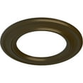 thumbnail image 3 of Ekena Millwork 20 7/8"OD x 12 7/8"ID x 1"P Holmdel Ceiling Medallion (Fits Canopies up to 12 7/8"), Hand-Painted Brass, 3 of 6