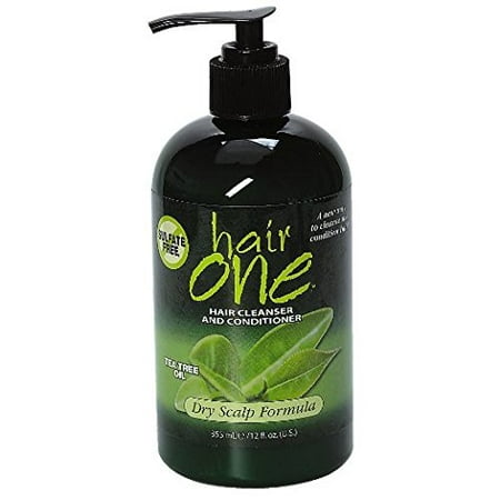 Hair One Tea Tree Oil Cleansing Conditioner for Dry Scalp 12 oz. (Pack of