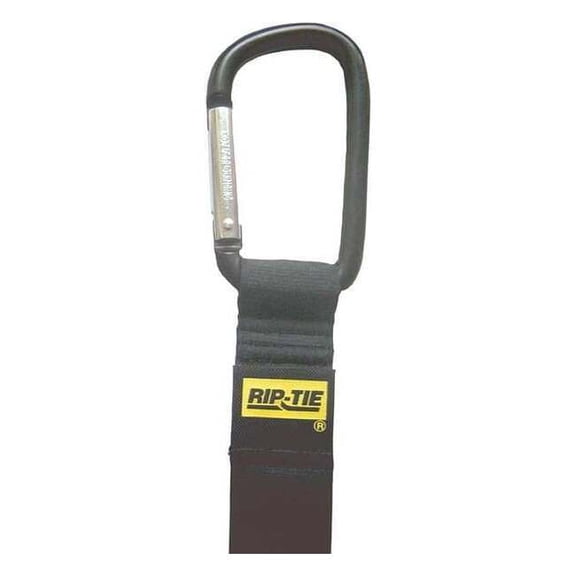Rip-Tie Hook-and-Loop Cable Wrap,9 in,Black,PK5 J-B9-C05-BK