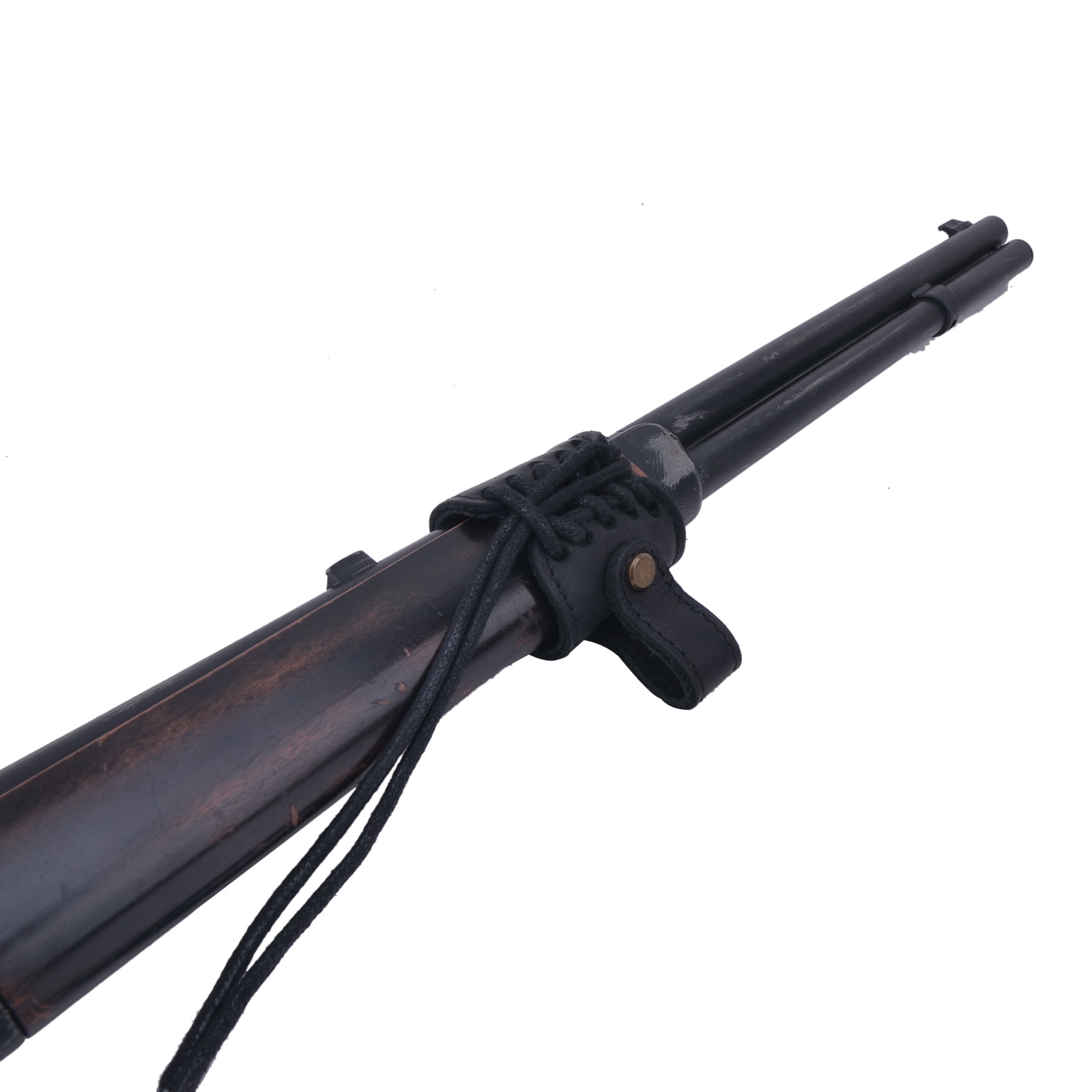 Leather Gun Sling Barrel Mount Gun Holster for Not Drilling Wood of Your Gun