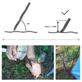 thumbnail image 2 of 12X 25cm Outdoor Tent Pegs Ground Nails with Storage Bag Windproof Nails Camping Accessories Tent Fastening, 2 of 5