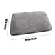 thumbnail image 3 of Alfombra de Baño de Pelo Alto - Felpudo de Poliéster Suave, Ultra Absorbente y Antideslizante para Suelo de Baño, Alfombra Gruesa y Lavable para Puerta e Inodoro, Estilo Moderno, 24x16 pulgadas, 3 of 6