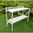 thumbnail image 1 of EQCOTWEA Hydroponic Grow System for Leafy Vegetables 54 Sites Grow Kit 6 Pipes 2 Layers 3 Rows, 1 of 6