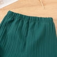 thumbnail image 5 of TOWED22 Baby Girl Toddler Outfits 2pcs Sleeveless Gingham Print Smocked Camisole Solid Color Long Pants(Green,4-5 Y), 5 of 6