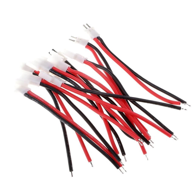 MERIGLARE 10x RC Upgrade Parts 2.0 Connector Male Plug Wire Cable Line Battery Charging