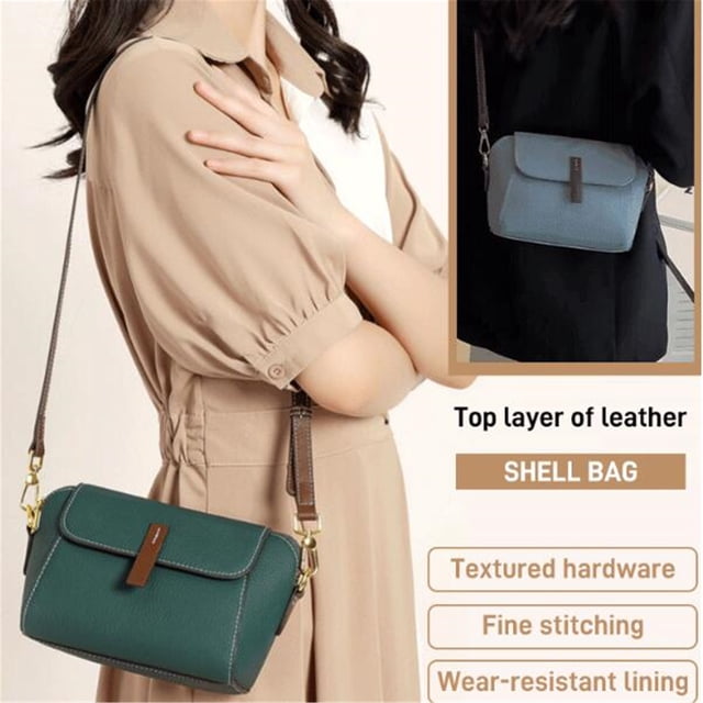 Bolsas Crossbody para las Mujeres Bolsa Crossbody Multifuncional de Moda de Cuero Suave, Bolsa de Hombro Casual de las Mujeres, Bolsa Crossbody de las Mujeres Bolsas Crossbody Pequeñas para las Mujere