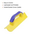 thumbnail image 4 of Uxcell Outside Corner Trowel 3.3 Inch Drywall Corner Tool Plastic Corner Shaping Tool, Yellow, 4 of 4