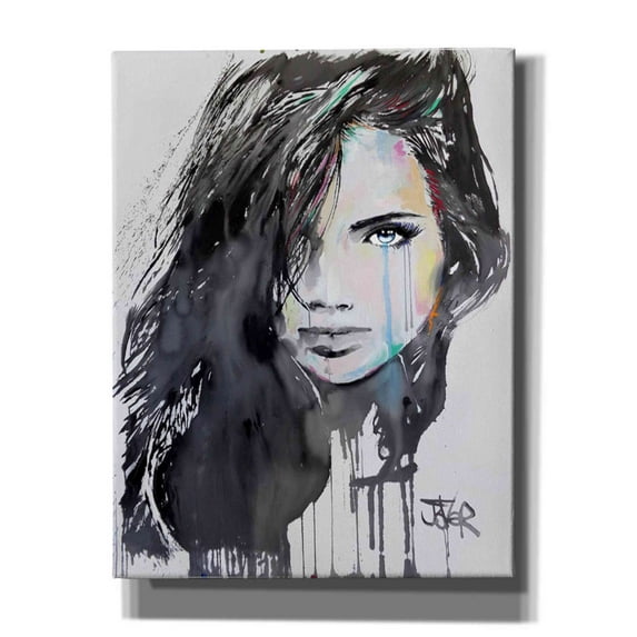 Epic Graffiti 'Talisman' by Loui Jover, Canvas Wall Art, 26"x34'