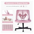 Criss Cross Chair, Office Chair Cross Legged with Wheels, Armless ...