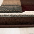 thumbnail image 6 of Allstar Brown / Beige Hand Carved Indian Contemporary Floral Design Area Rug (7' 9" x 10' 5"), 6 of 6