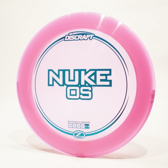 Discraft Z Nuke OS Disc Golf Distance Driver, Pick Color/Weight [Stamp & Exact Color May Vary] Pink 170-172 grams