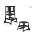 thumbnail image 5 of Dream On Me 2-in-1 Funtastic Tower and Step Stool, Easy to Assemble, Black, 5 of 7