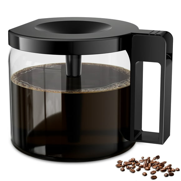 10-Cup Glass Carafe Replacement for Moccamaster Technivorm Coffee Maker (89830) 1.25L 40oz, Coffee Pot Replacement Compatible with Moccamaster Coffee machine, Glass Coffee Pot, Durable & Reliable